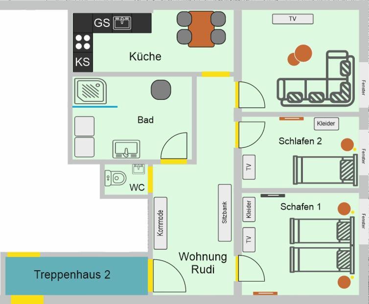 Provizial Ferienwohnung Rudi 바드가센 외부 사진